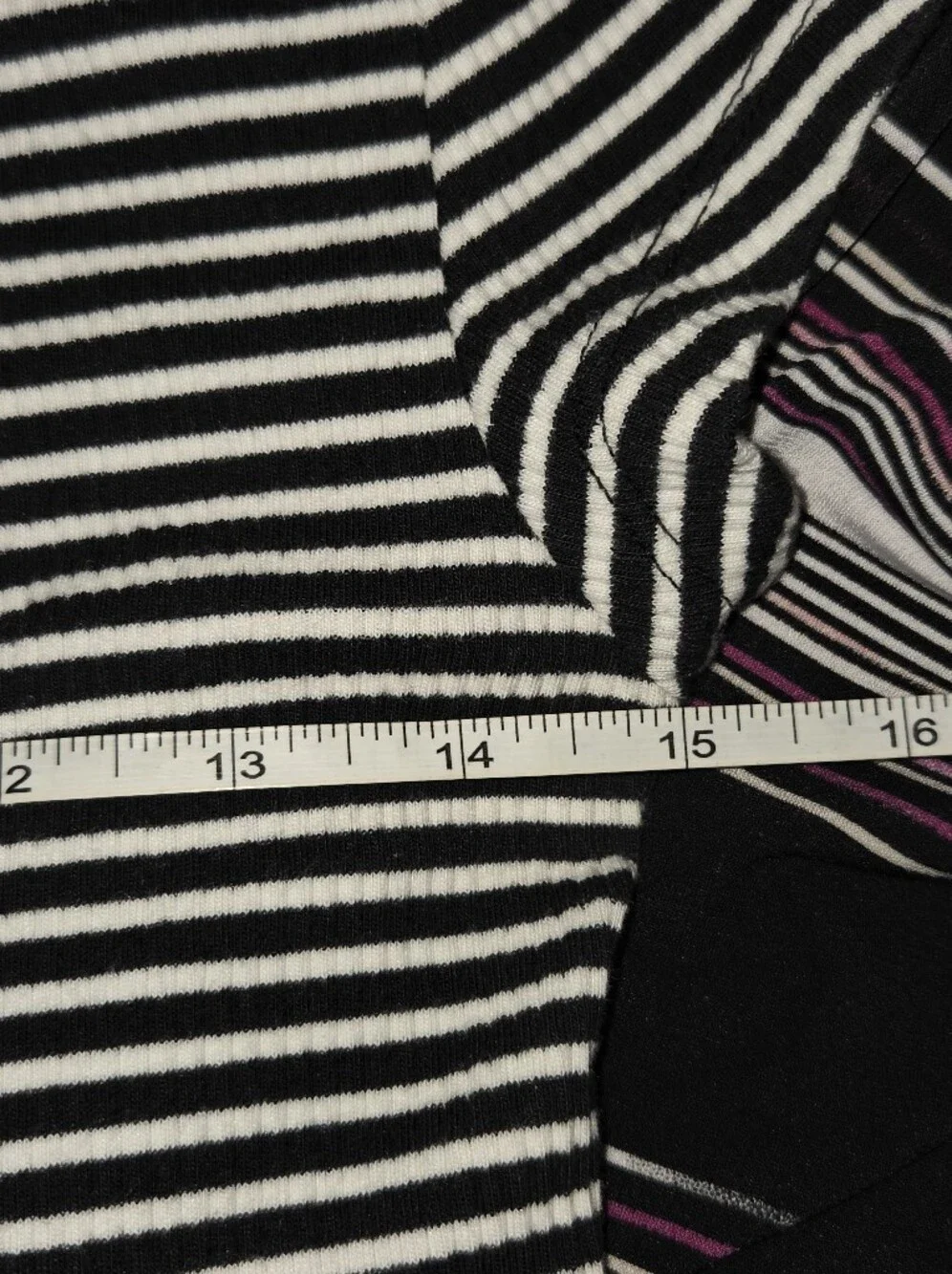 J.Crew Women's Short-Sleeve Henley Polo in Striped Vintage Rib. I